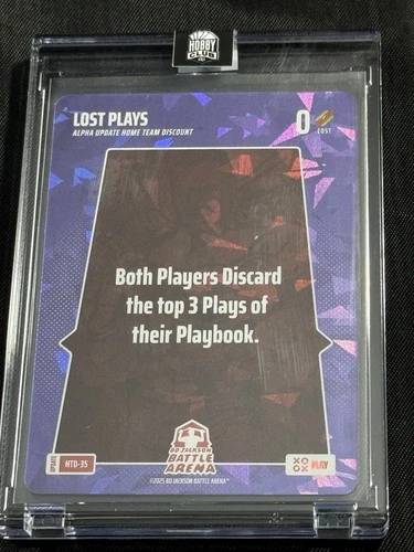 Bo Jackson Battle Arena Blast Play Alpha Lost Plays SP HTD-35