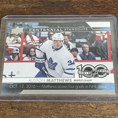 2017-18 Upper Deck #CS-34 Auston Matthews Centennial Standouts