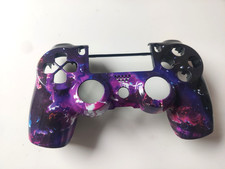 Galaxy Purple Nebula Front Face Shell PS4 Controller - New - For current gen