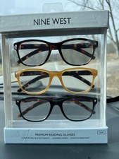NINE WEST Premium Reading Glasses Brand NIB 2.50 READERS
