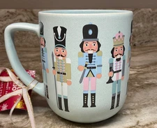 Christmas Coffee Mug THE NUTCRACKER Blue 16 oz. Holly Jolly Market Finds. New.