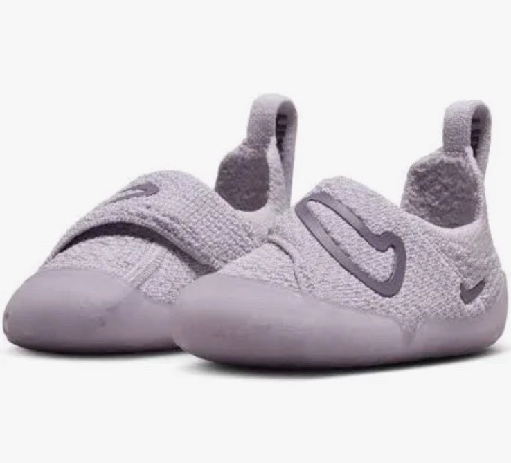 NIKE SWOOSH 1 (TD) / FB3244-500 / BARELY GRAPE DAYBREAK / SIZE 5C Baby Shoes