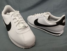 Nike Boys Cortez Basic SL GS Sneakers Leather White Black Size 6 NEW IN BOX 
