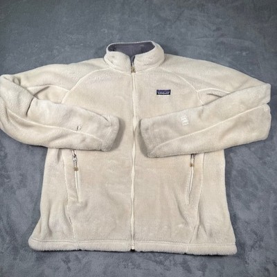 Patagonia R2 Regulator Fleece Jacket Women XL Cream Full Zip STY36113F0