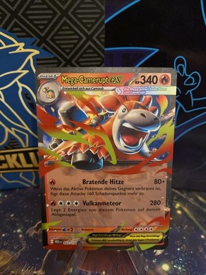 Pokémon Mega Camerupt EX (MEG 022) Mega-Entwicklung Deutsch Near Mint