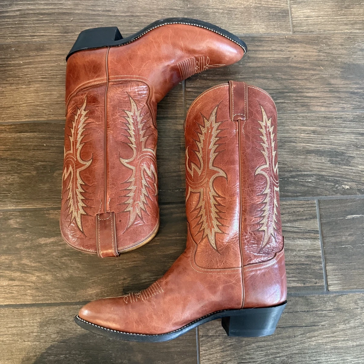 Bottes western marron Stegall pour homme Tony Lama