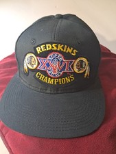 Super Bowl XXVI Champions Hat Snapback Washington Redskins Vintage