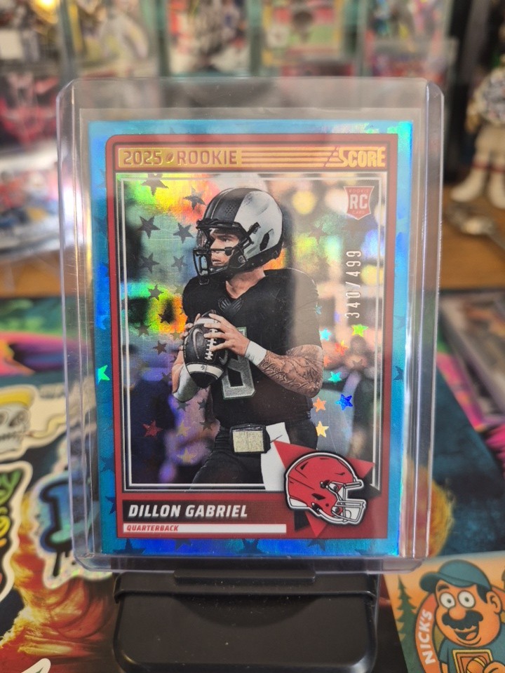 2025 Panini Score - Rookies Dillon Gabriel #41 Blue Stars 340 / 499 (RC)
