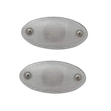 ITC Small Oval Courtesy Light - RV/Marine Light with Prismatic Lens Two Count