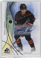 2024-25 Upper Deck SP Game Used Blue Auto Seth Jarvis #99 Auto 08gm