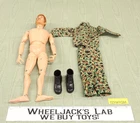 Flocked Hair GI Joe Fatigue Outfit 12" GI Joe 1964 Action Figure Hasbro Vintage