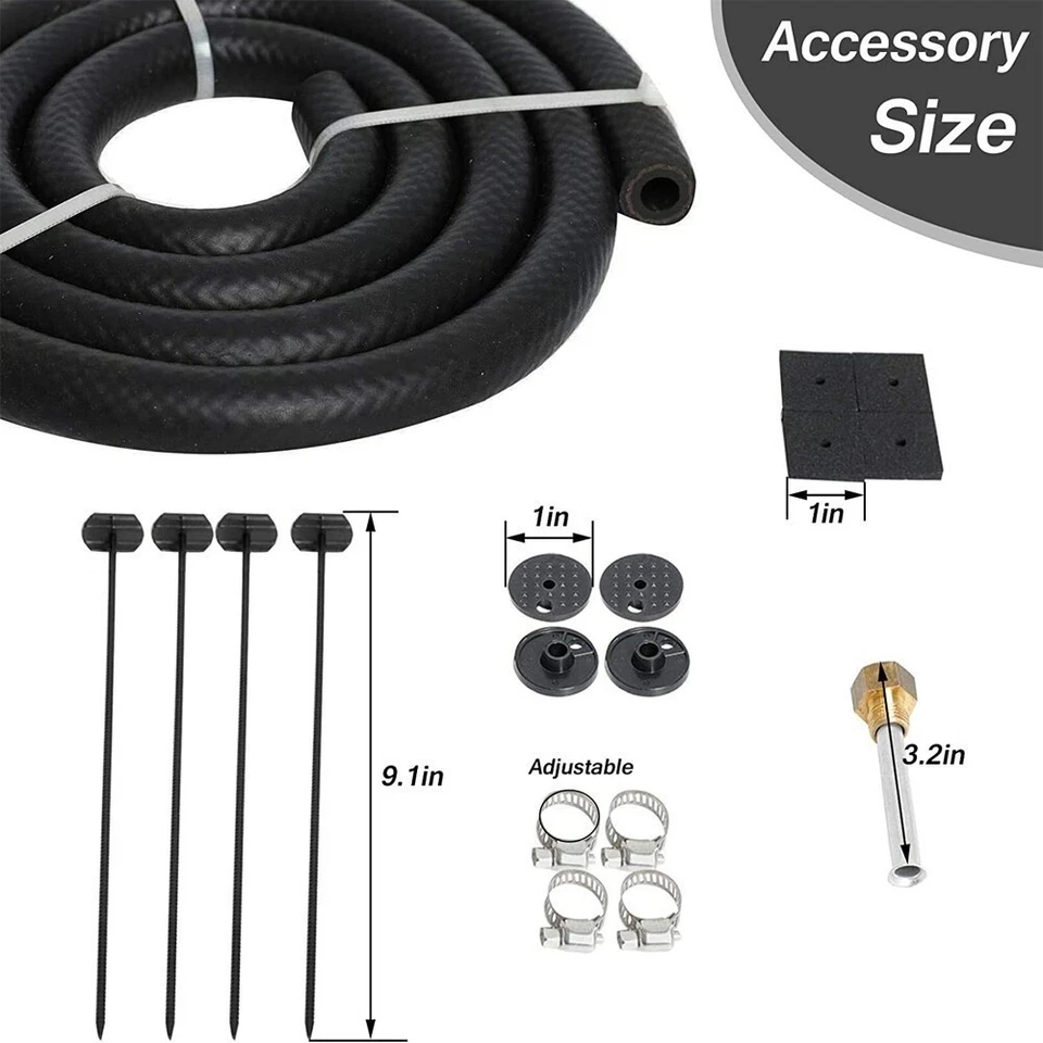 Kit convertidor radiador enfriador de aceite de transmisión remota universal de aluminio de 8 filas Foto 3 de 4