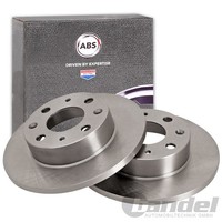 2X A.B.S. Bremsscheiben 231Mm Vorne Passend FüR Honda Civic Prelude Quintet