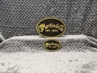 Martin Guitars Sticker Set Black & Gold