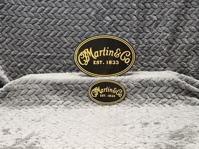 Martin Guitars Sticker Set Black & Gold
