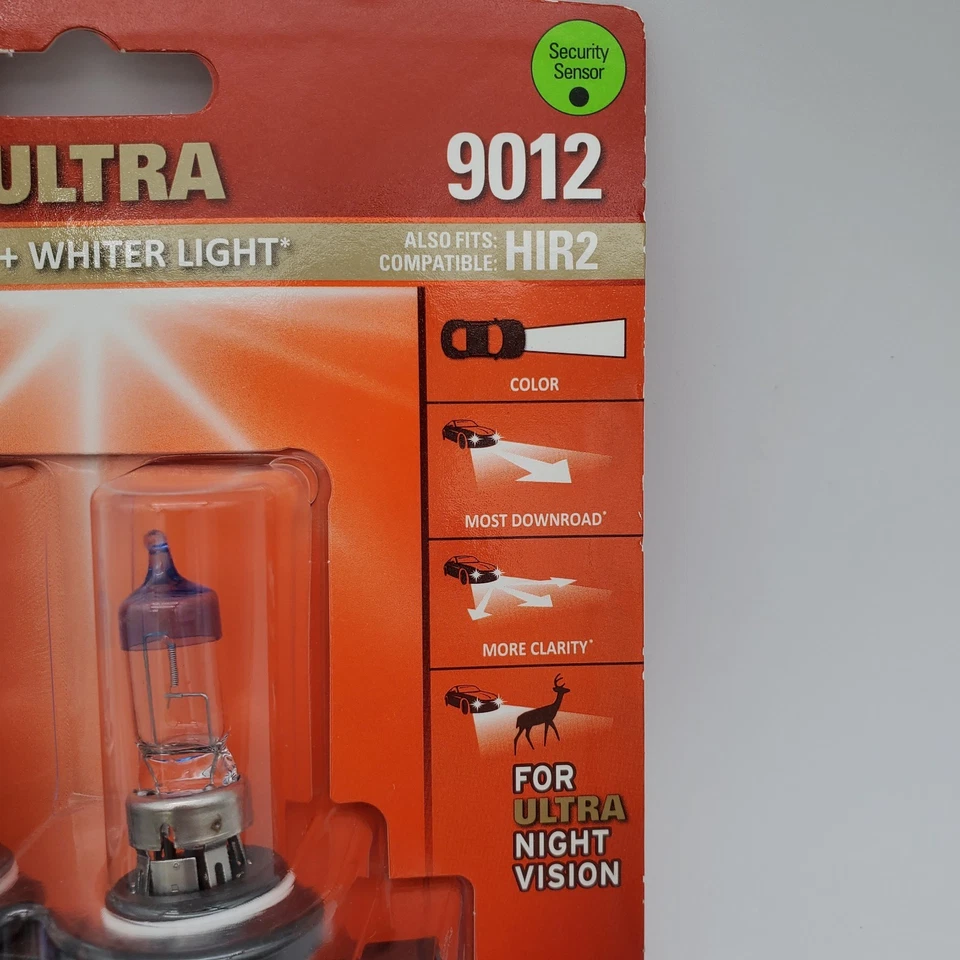 SilverStar Ultra 9012 HIR2 55W Dos Bombillas Cabeza Luz Doble Haz Repuesto OEM Foto 2 de 4