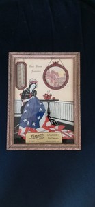  Vintage Advertising Picture Frame Thermometers –  God Bless America
