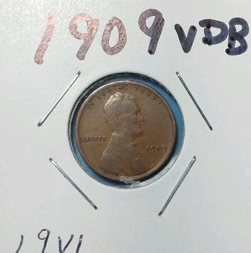 1909VDB Lincoln Cent Very Good VG / 1909 VDB / Low Shipping