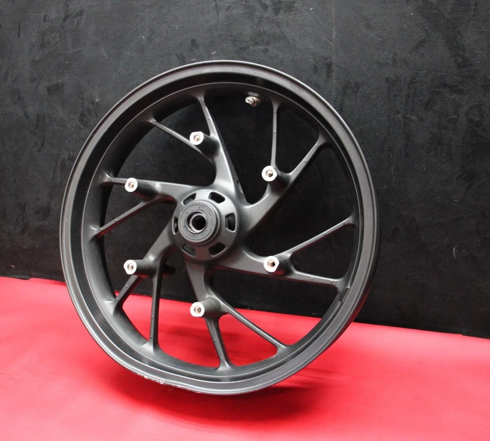 14-2016 HONDA CBR650F OEM Front Rim (BENT) #8141 - Image 2 of 4