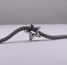 Trollbeads Lucky Star Bead, New, 925 Silver