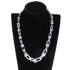 Tiffany  Co.Co HardWear Graduated Link Necklace 925 105g 979779