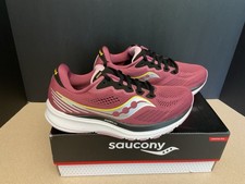 New Womens Saucony Ride 14 Quartz/Vizigold Running Shoes. Size 7.5. Awesome 