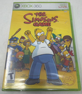 The Simpsons Game Xbox 360 Brand New & Sealed!