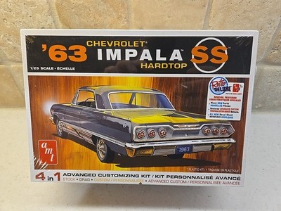 AMT  '63 Chevrolet Impala SS Hardtop, 4in1, 1/25 scale !!Factory Sealed!!
