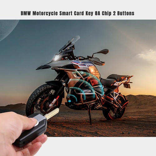 For BMW Motorcycle Smart Key Smart Remote Card Key 8A Chip 2 Buttons 433.92 MHz - Picture 7 of 7