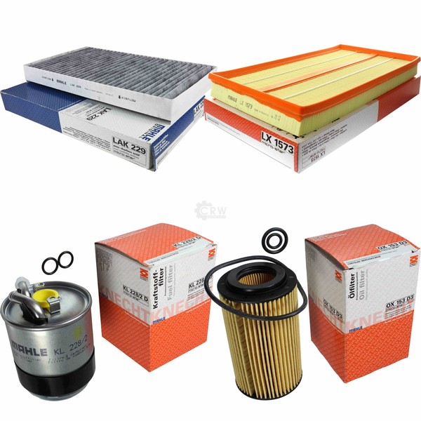Mahle Set Filterpaket FüR Mercedes-Benz Viano CDI 2.2 Vito/Mixto Kasten-image