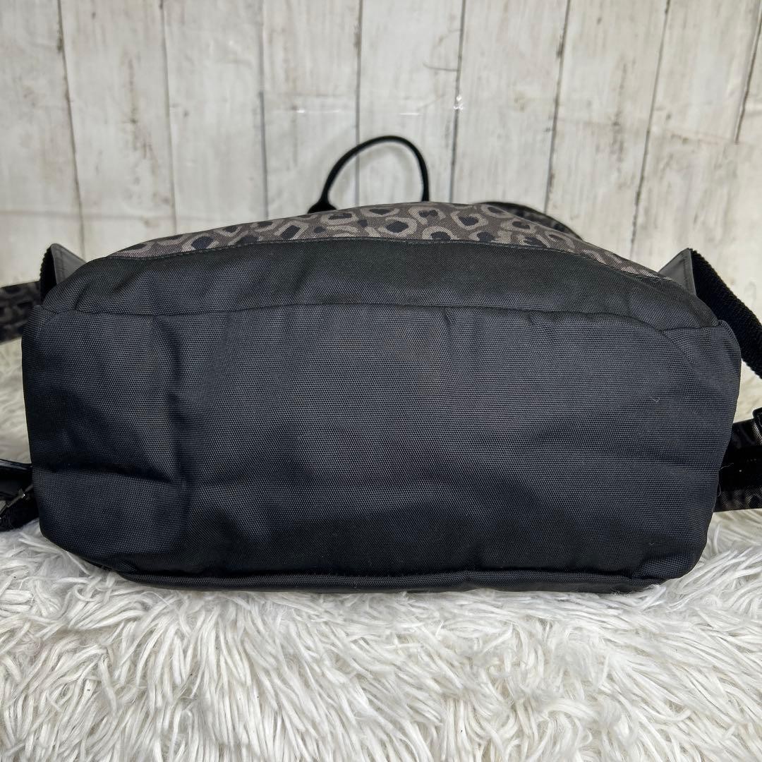 Gucci Nylon Leopard Print Backpack Large Capacity… - image 12