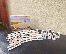 Schleich 40189 Reitplatz-Zaun Zubeh&ouml;r-Set mit Markierungen & Buchstabensteinen