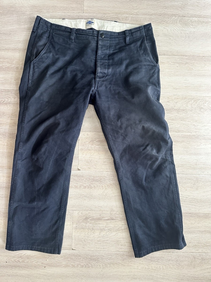 The Real McCoy's Pants Mens 36x28 Joe McCoy Blue Seal Chino Japan