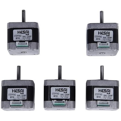 5x Schrittmotor Nema 17 - 1,5A 40Ncm 17HS4401 für 3D-Drucker CNC-Maschine Kabel