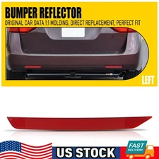 Red Rear Bumper Reflector Light Cover Left Driver For 2011-2017 Honda Odyssey