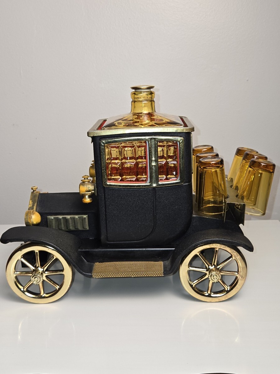 Vtg Rare Ford Model T 1915 Liquor Decanter Japan Music Box w