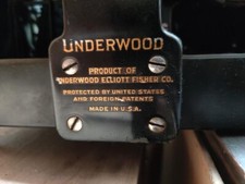 typewriter underwood Elliott Fisher CO. Made in USA thumbnail
