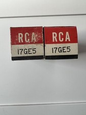 2- Vintage RCA 17GE5 Vacuum Electron Tube -Ham Radio Transmitter/Power Amplifier