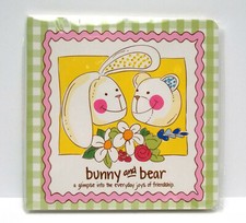 Vera Bradley Bunny and Bear Book NWT Baby Book Friendship Board Book