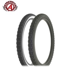 ALTALINE BICYCLE WIRE BEAD DURABLE TIRE 24 x 2.125 ROUGH KNOBBY TREAD.