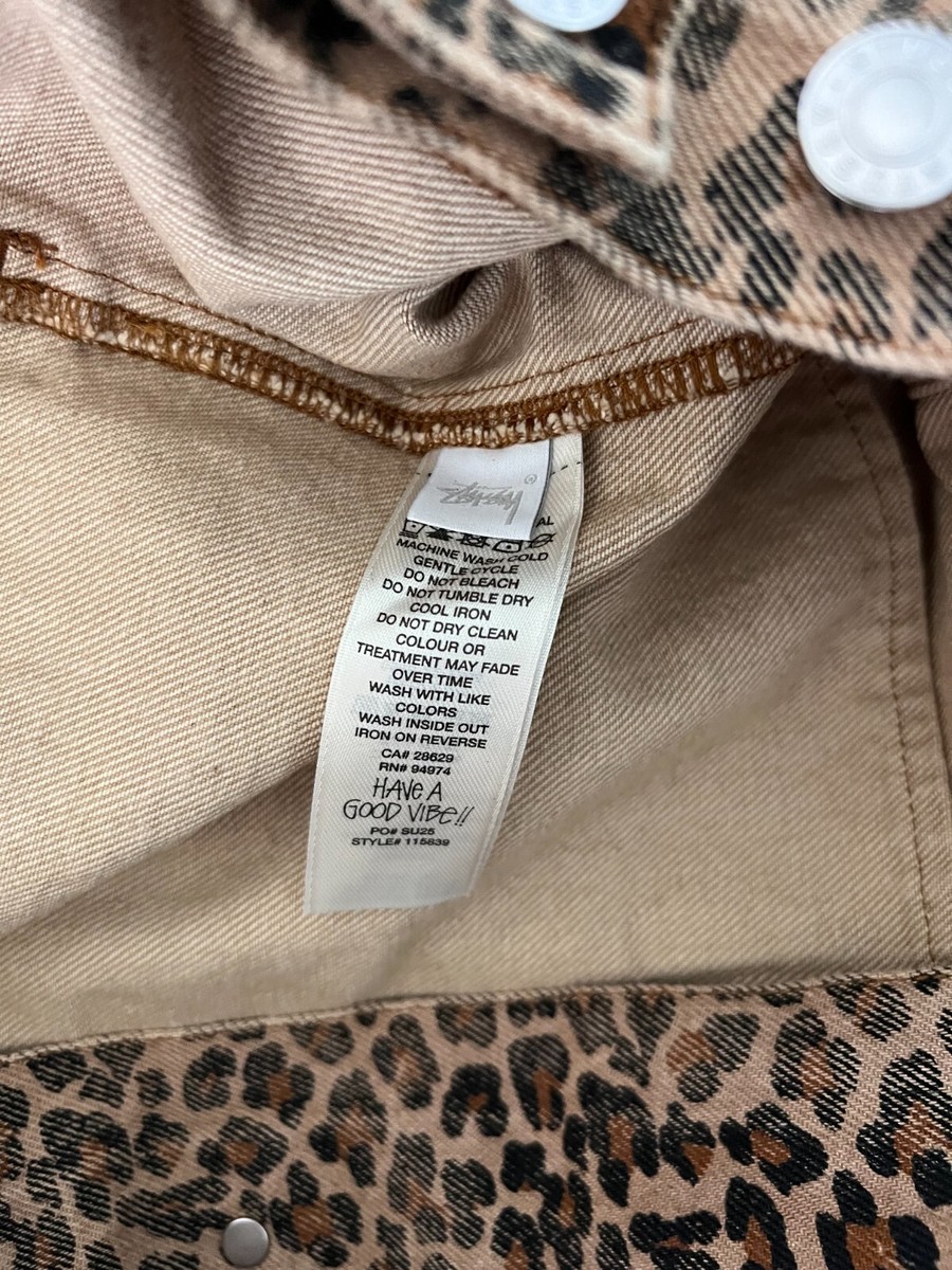 Stussy trucker jacket denim Mレオパード Trucker Jacket Denim – Leopard | Outerwear | Stüssy Europe