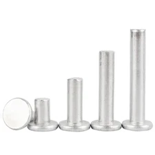 Aluminium Rivets Flat Head Solid Rivet M2 M2.5 M3 M4 M5 M6 M8 Alu Rivet Fastener