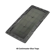 Catchmaster Black Tray Glue Boards (48 Traps) Catchmaster Professional Glue Trap