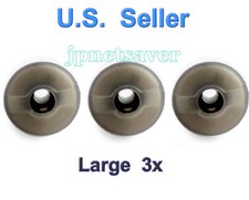 3 Large GRAY Plantronics Voyager LEGEND, Earbuds,eartips, eargels  2 foams