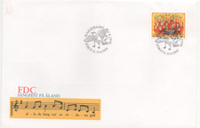 Åland 1996 Mi.Nr. 115 Ersttagsbrief "Schwedisch Finnisches Musikfestival" ; FDC 