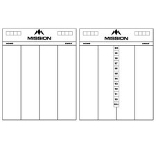 Mission | Dry Wipe | Heavy Duty Darts Whiteboard | Scoreboard |  Acrylic
