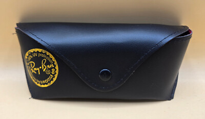 Ray Ban Black Glasses Sunglasses Classic Case Lined Red, Towel, Instructions EUC