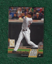 MICHAEL BRANTLEY - 2010 UPPER DECK - STAR ROOKIE CARD # 4 - CLEVELAND INDIANS. rookie card picture