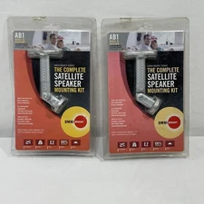Set of 2, OMNI MOUNT The Complete Satellite Speaker Mounting Kit Wall/Ceiling 