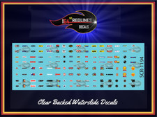 1/64 "Small 2mm Vintage Sponsor Emblems' Custom Assorted SCR-1194